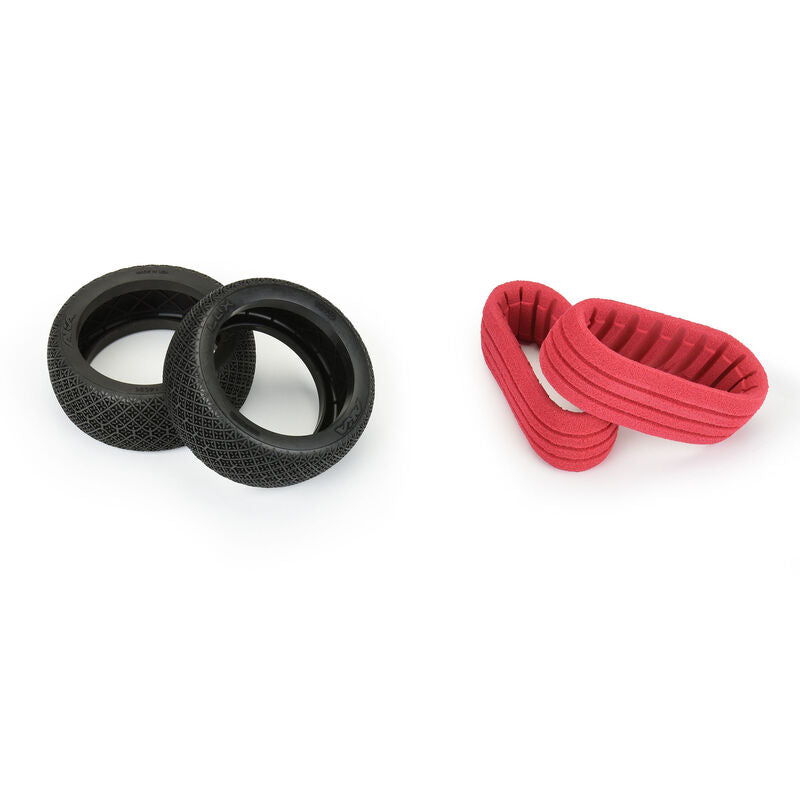 Lux 1:8 Buggy Tires (2) for Front or Rear