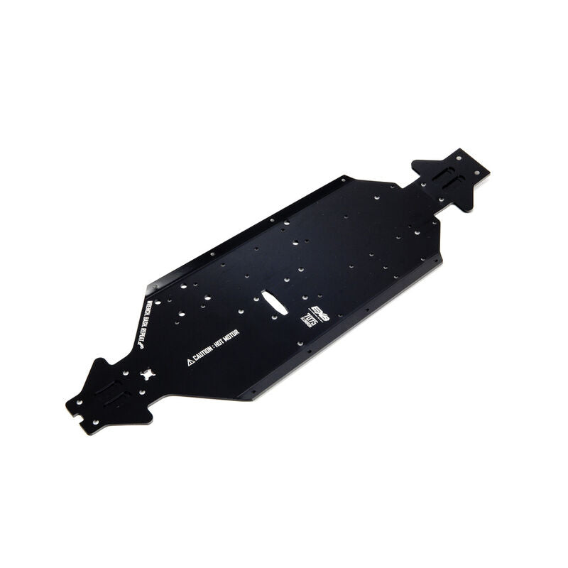 Aluminum Chassis CNC 7075 T6 SWB Black: EXB