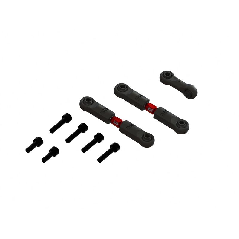 Aluminum Adjustable Steering Links Set B (2): GROM