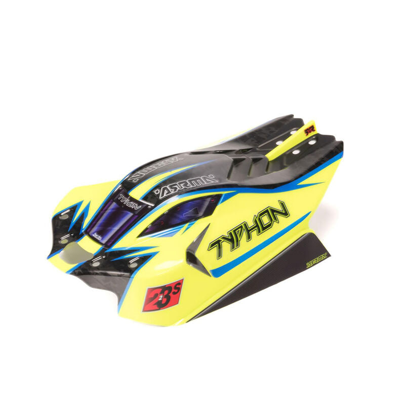 TYPHON 4x4 Clipless Painted Decaled Body (Yellow)