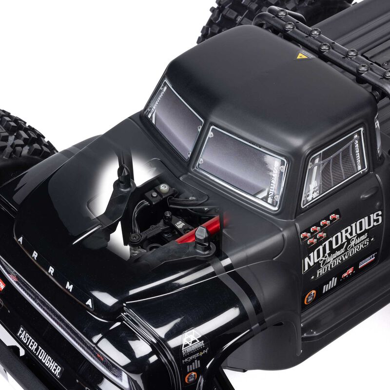 1/8 NOTORIOUS 6S V6 4X4 BLX Brushless Stunt Truck RTR, Blue