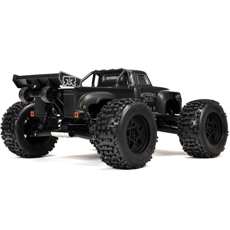 1/8 NOTORIOUS 6S V6 4X4 BLX Brushless Stunt Truck RTR, Blue