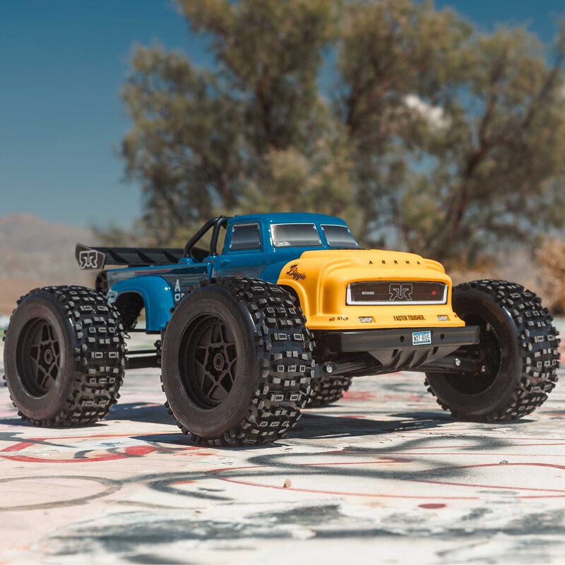 1/8 NOTORIOUS 6S V6 4X4 BLX Brushless Stunt Truck RTR, Blue