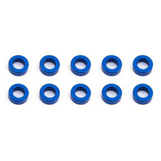 Ballstud Washers, 5.5x2mm, Blue Aluminum (10)