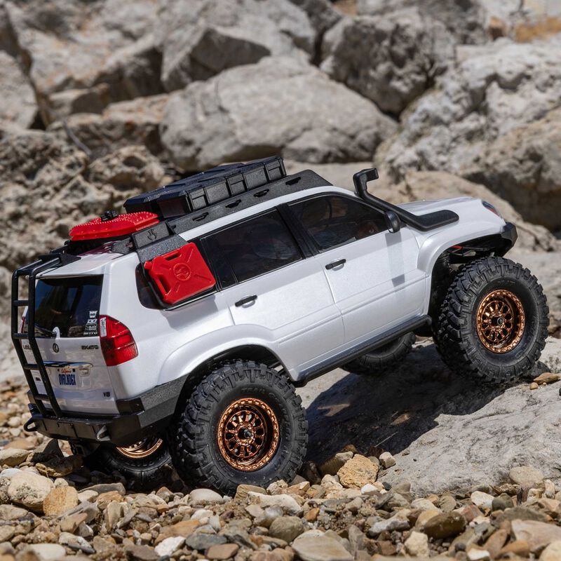 1/24 SCX24 Lexus GX 470 4X4 Rock Crawler RTR, White