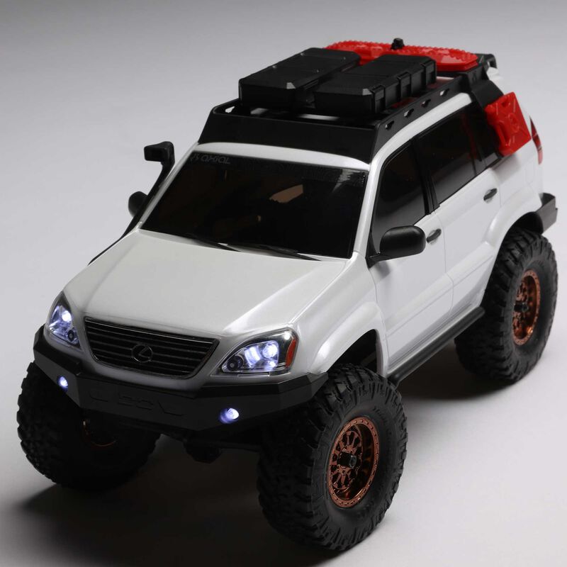 1/24 SCX24 Lexus GX 470 4X4 Rock Crawler RTR, White