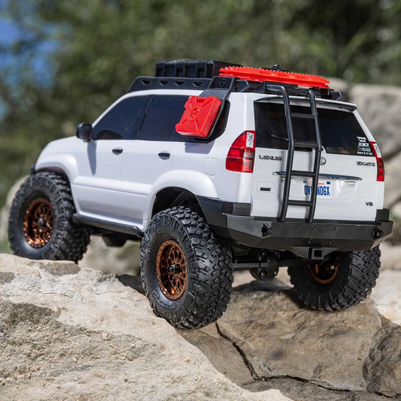 1/24 SCX24 Lexus GX 470 4X4 Rock Crawler RTR, White