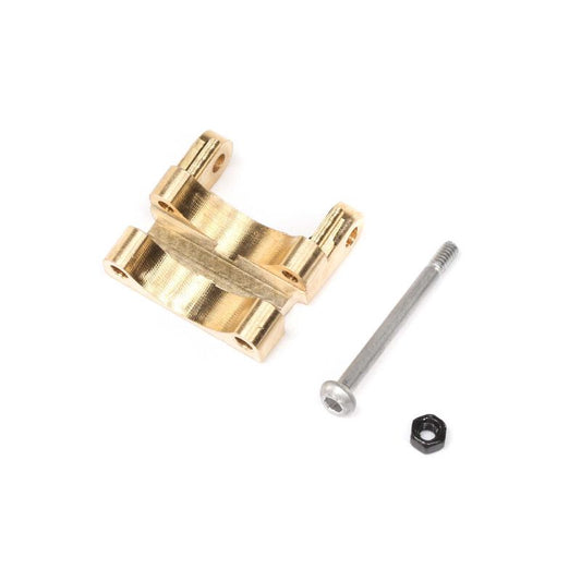 Rear Upper Link Mount, Brass: SCX24