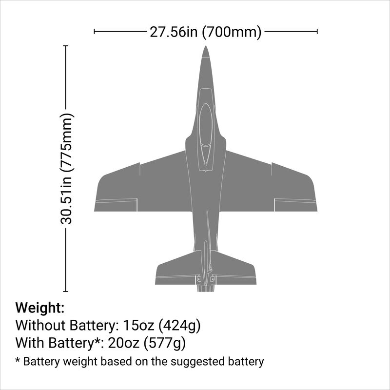 Habu SS (Super Sport) 50mm EDF Jet BNF Basic with SAFE Select and AS3X