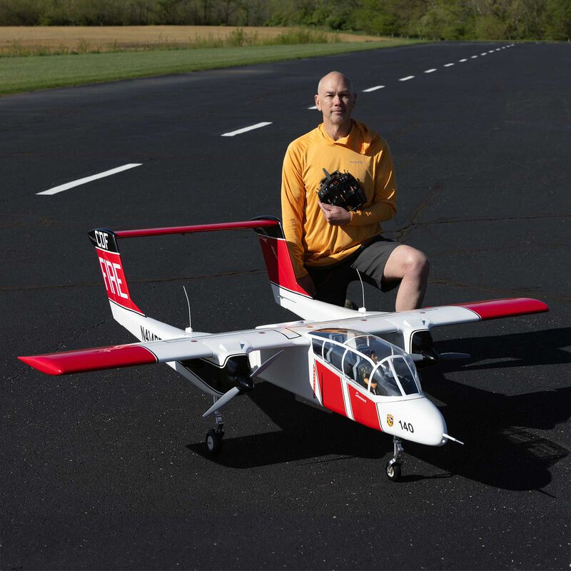 OV-10 Bronco 20cc ARF with Landing Gear Set, Spektrum Avian Motors, ESCs and Spektrum Servos Combo