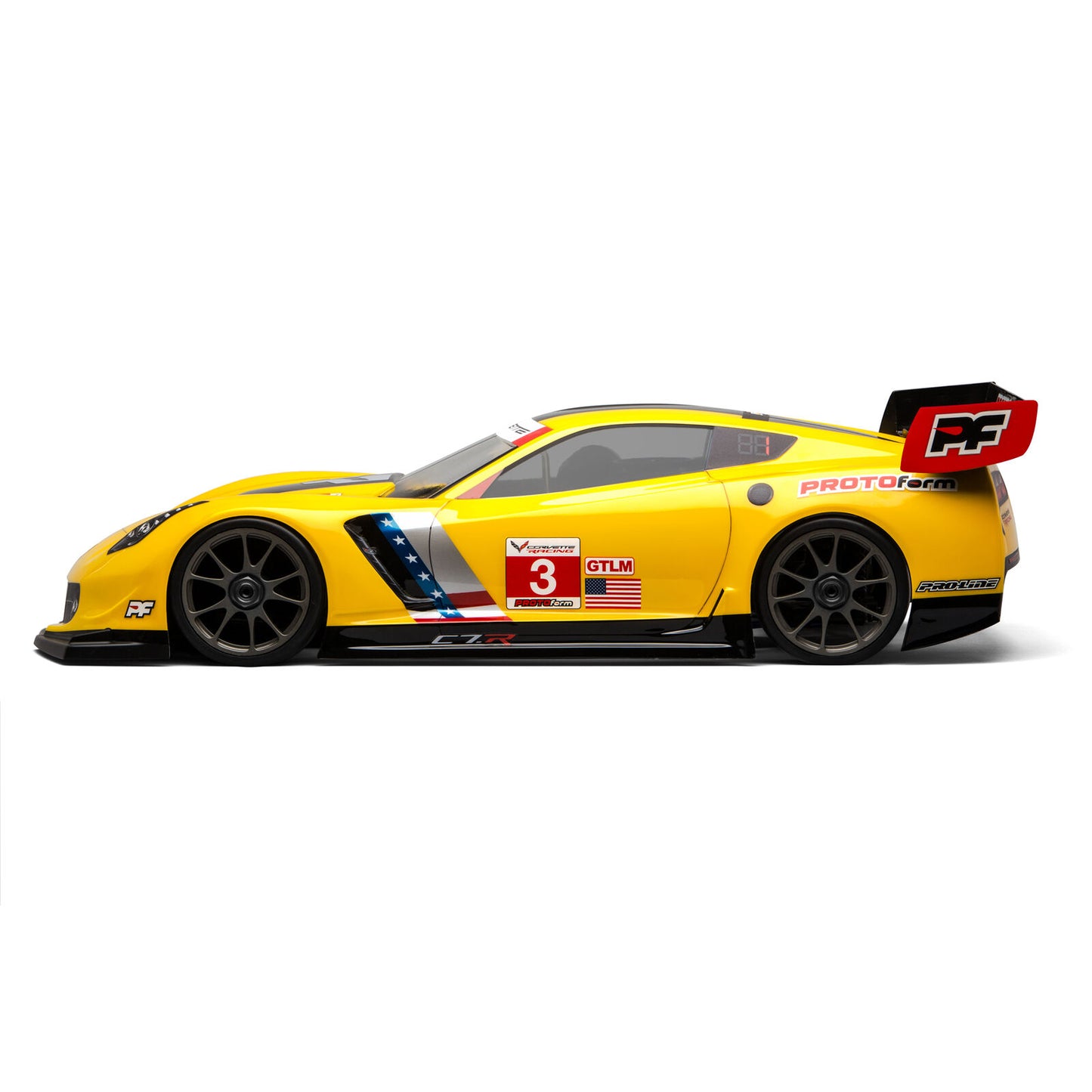 1/8 Chevrolet Corvette C7.R Clear Body:GT,Long WB