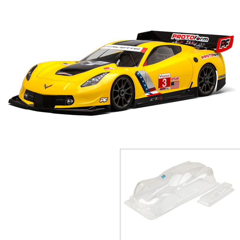 1/8 Chevrolet Corvette C7.R Clear Body:GT,Long WB