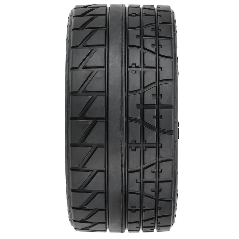 1/6 Menace HP BELTED F/R 5.7” Tires MTD 24mm Black Raid 8x48 Hex (2)