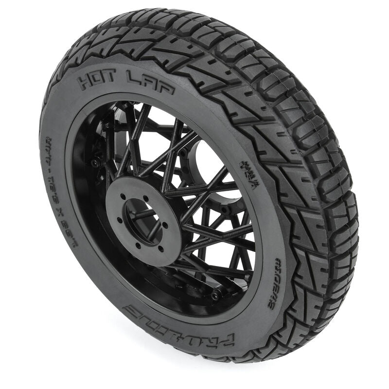 1/4 Hot Lap MX S3 Rear Tire MTD Black Supermoto Wheel: Promoto-MX