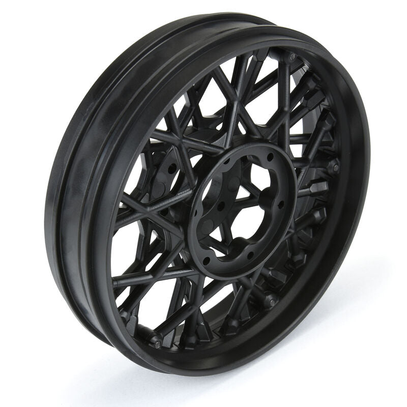 1/4 Supermoto Front Wheel Black: Promoto-MX