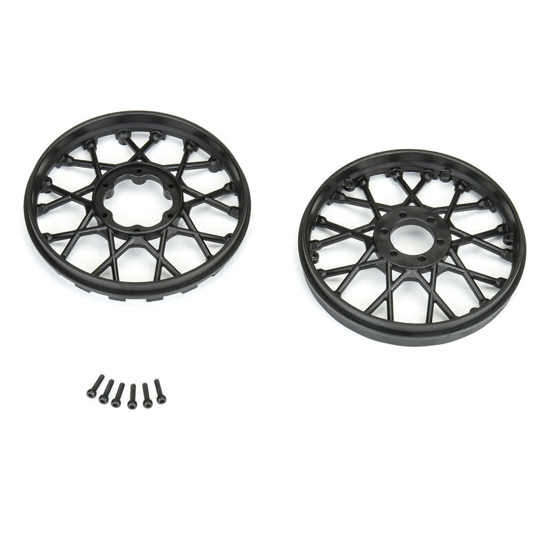 1/4 Supermoto Front Wheel Black: Promoto-MX