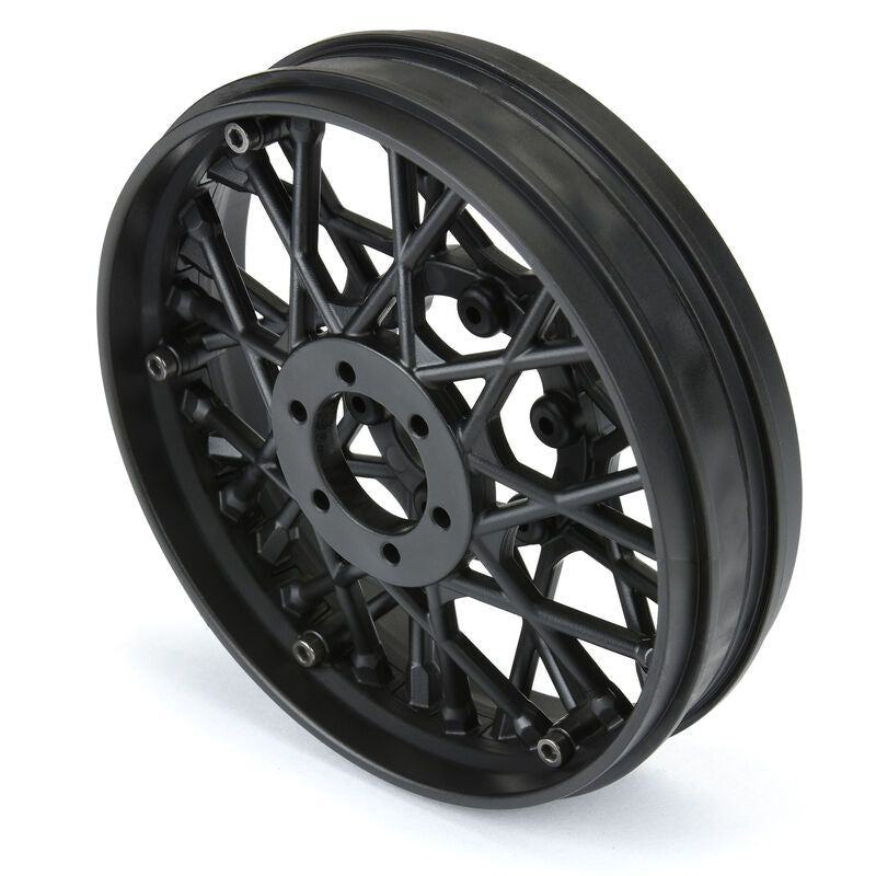 1/4 Supermoto Front Wheel Black: Promoto-MX