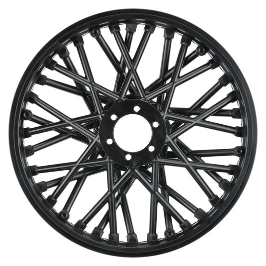 1/4 Bullyspoke V2 Bead Front Wheel Black: Promoto-MX