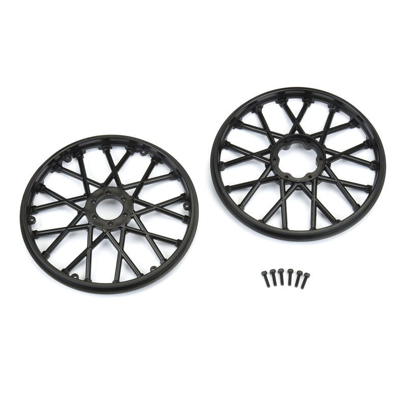 1/4 Bullyspoke V2 Bead Front Wheel Black: Promoto-MX