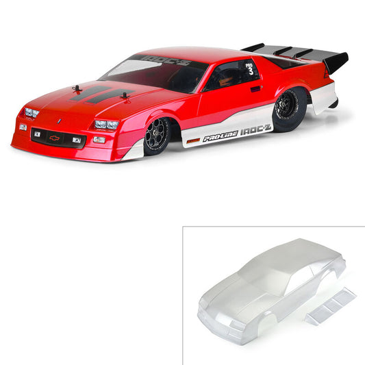 1/10 Pre-Cut 1985 Chevy Camaro IROC-Z Clear Body: 22S Drag Car