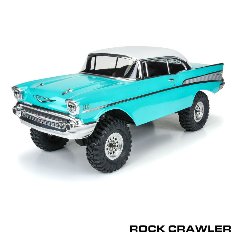 1/8 1957 Chevy Bel Air "Avenger" Clear Body: LMT, Crawler & 1/8 MT