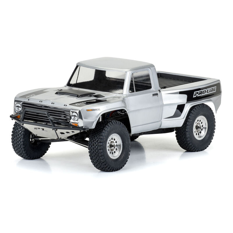 1/10 1967 Ford F-100 Pre-Runner Clear Body 12.3" WB Crawler