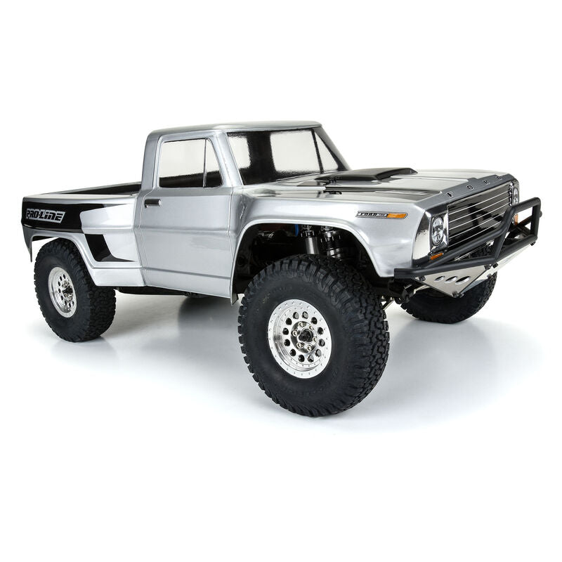 1/10 1967 Ford F-100 Pre-Runner Clear Body 12.3" WB Crawler