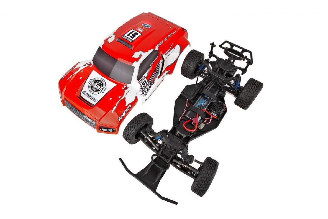 Team Associated Pro2 DK10SW Dakar Buggy RTR, LiPo Combo Red/Wht