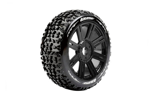 Louise Tires & Wheels 1/8 B-MAZINGER Soft Black 17mm (2)