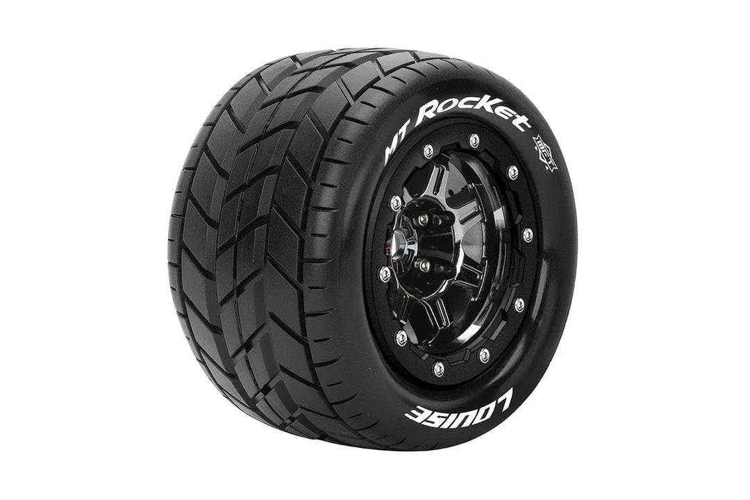 Louise Tires & Wheels MT-ROCKET Maxx Soft Black Chrome Belted (MFT) (2