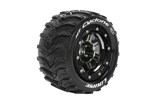 Louise Tires & Wheels MT-CYCLONE Maxx Soft Black Chrome Belted (MFT) (2)