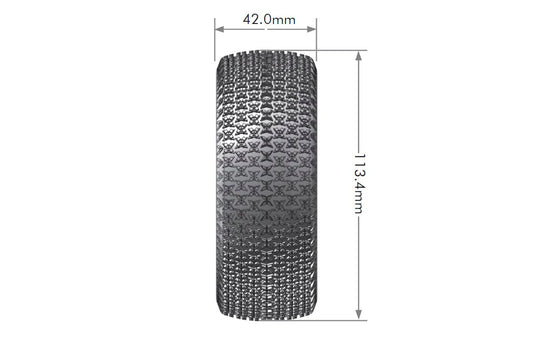 Louise Tires & Wheels 1/8 B-MAGLEV Soft White 17mm (2)