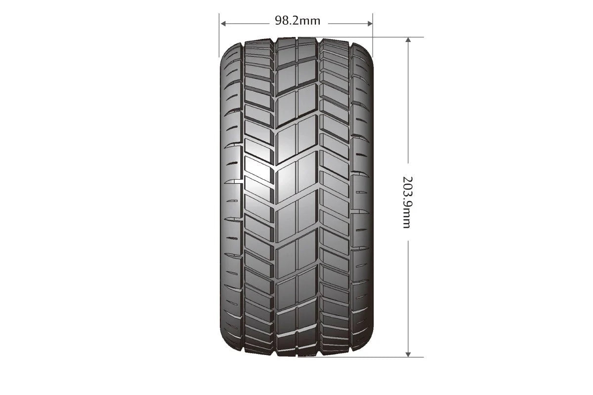 Louise Tires & Wheels X-ROCKET on Black Wheels for X-Maxx (MFT) (2)Belted