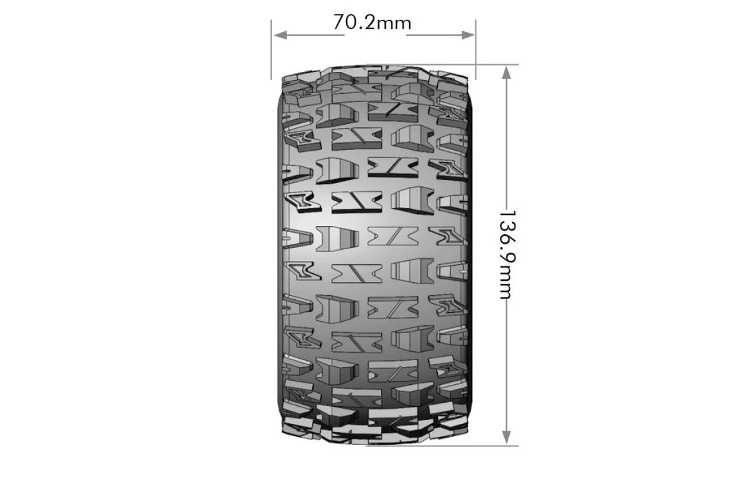 Louise Tires & Wheels MT-PIONEER Maxx Soft Black Belted (MFT) (2)