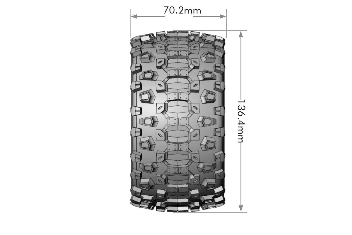 Louise Tires & Wheels MT-UPHILL Maxx Soft Black Belted (MFT) (2)