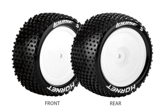 Louise Tires & Wheels 1/10 E-HORNET 4WD/Front Soft White 12mm (2