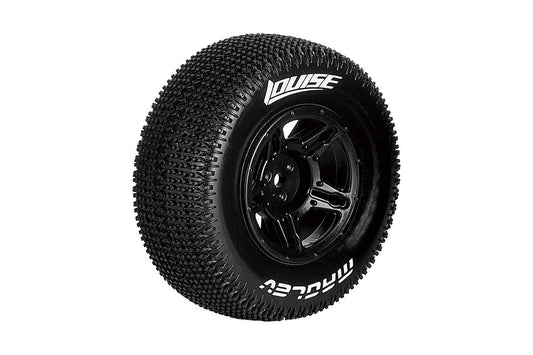 Louise Tires & Wheels 1/10 SC-MAGLEV Front/Rear Soft Black 12mm (2) Losi Ten-SCTE 4x4