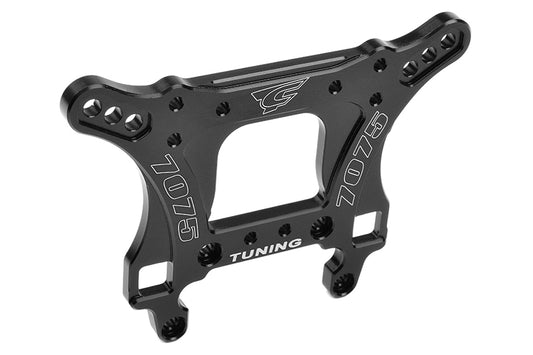 Shock Tower - Front - Swiss Made 7075 T6 - 5mm - Hard Anodized - Black