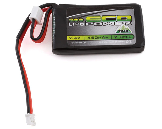 EcoPower "Trail" SCX24 2S 30C LiPo Battery w/PH2.0 Connector (7.4V/450mAh)