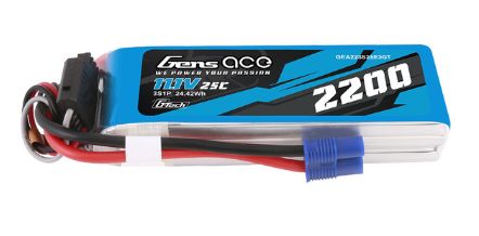 Gens Ace G-Tech 2200mAh 3S 11.1V 25C LiPo EC3 Plug