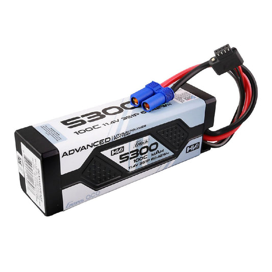 Gens Ace G-Tech 5300mAh 11.4V 100C 3S1P Lipo With EC5 Plug