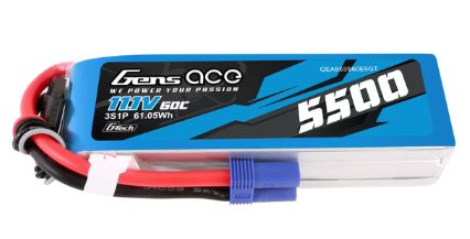 Gens Ace G-Tech 5500mAh 3S 11.1V 60C LiPo EC5 Plug