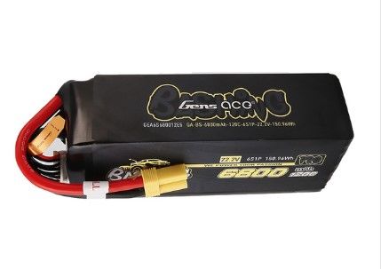 Gens Ace Bashing 6800mAh 6S1P 22.2V 120C LiPo EC5 Plug