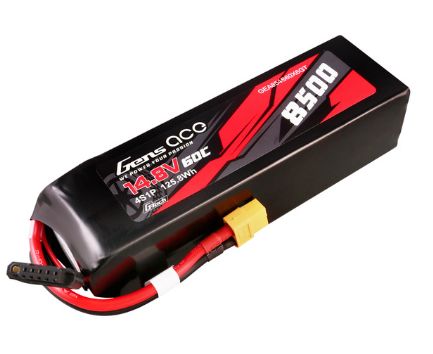 Gens Ace G-Tech 8500mAh 4S 14.8V 60C LiPo XT60 Plug