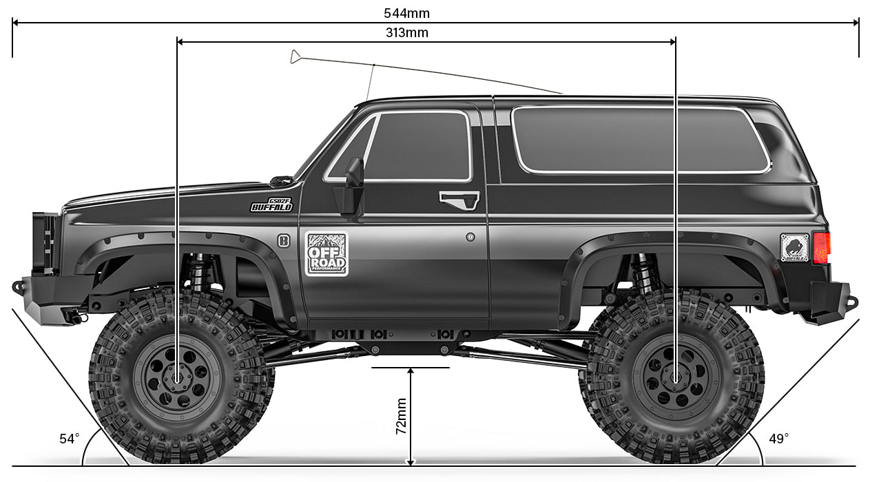 1/10 GS02F BUFFALO TS RTR Scale Crawler