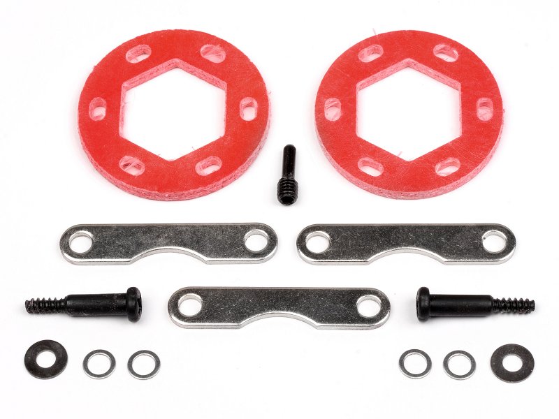 Dual Fiberglass Brake Disk and Plate Set, 19X35X2.5mm, Savage X