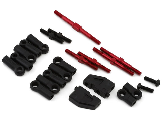 MST RMX 2.5 Aluminum turnbuckle set (red)