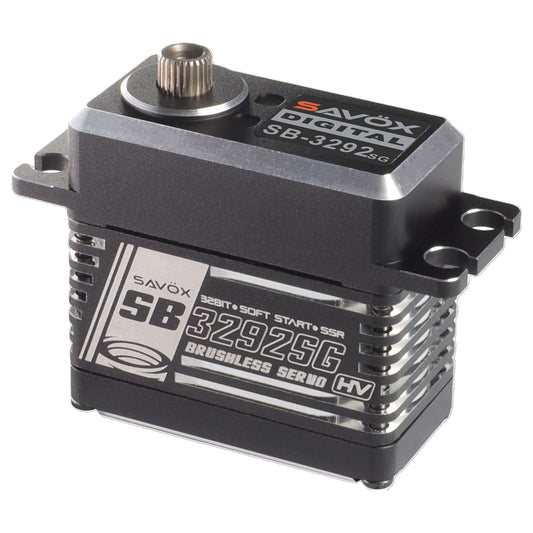 Savox High Torque, High Voltage Brushless Servo, Black, 0.055sec/763.8oz@8.4V