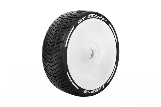 Louise Tires & Wheels 1/8 GT-SHIV Soft White HEX 17mm Belted (MFT) (2)