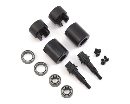 SSD RC Rear Axle Portal Delete Kit for Traxxas TRX-4 (Black)